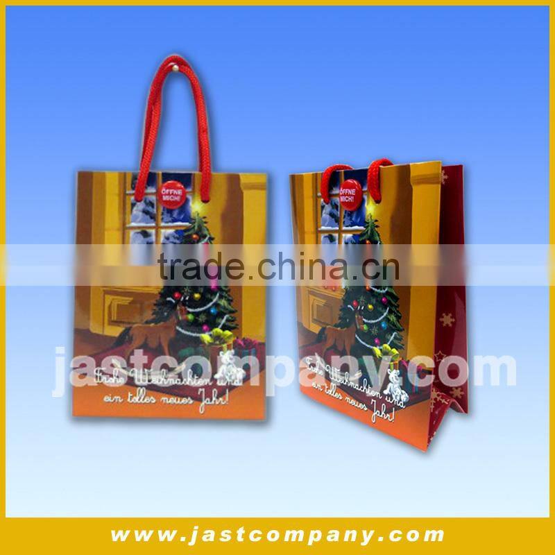 Christmas Music Customized Paper Gift Bag