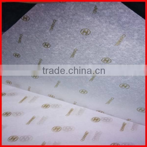 Fashionable Logo Printed Transparency Wrapping Paper Wholesale