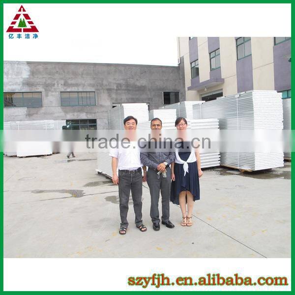 standard 0.4mm steel 50mm EPS sandwich panel for proof /wall/ceiling