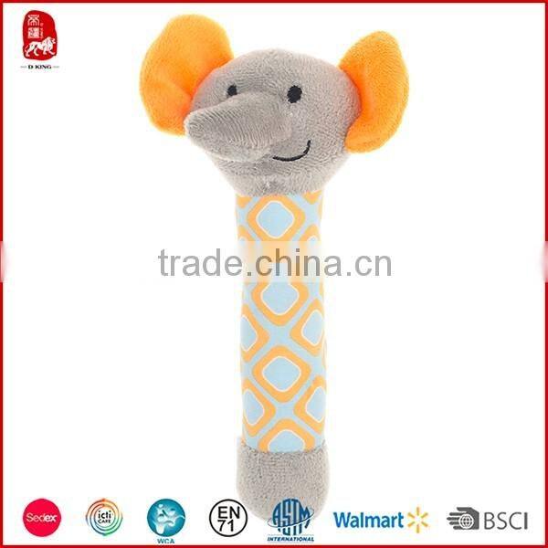 New Promotional soft baby rattle,soft baby toys with animal designs