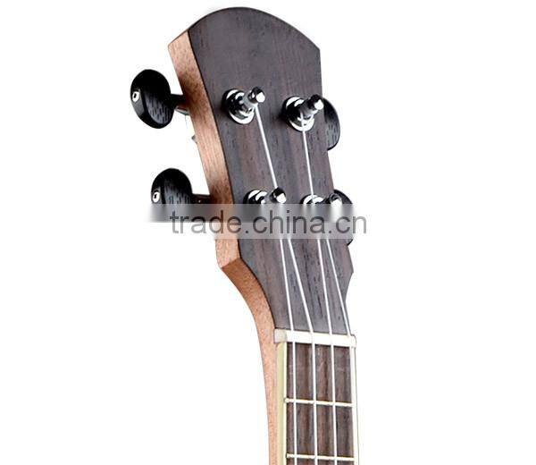 24 inch china wholesale ukulele solid ceder rosewood ukulele (UK24-80S)