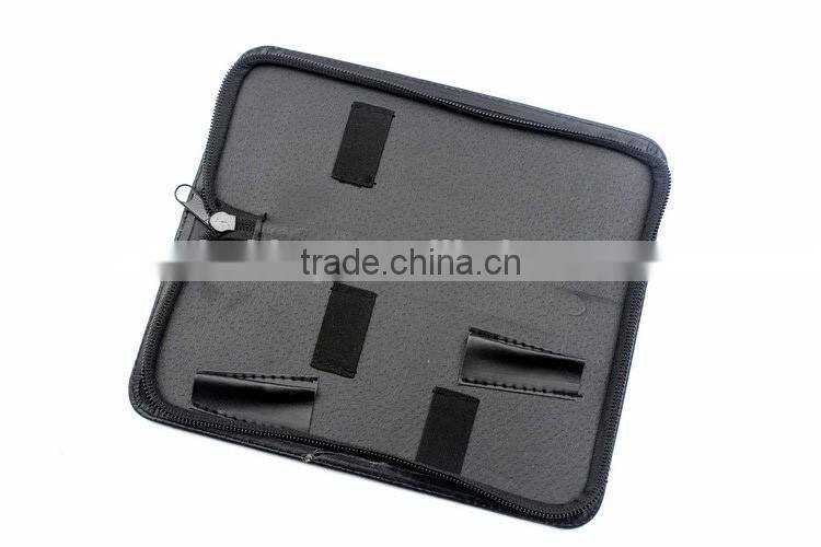 PU Bags Leather Professional Hairdressing Shear Scissor Pouch Double Scissors Packing Bag Storage Case
