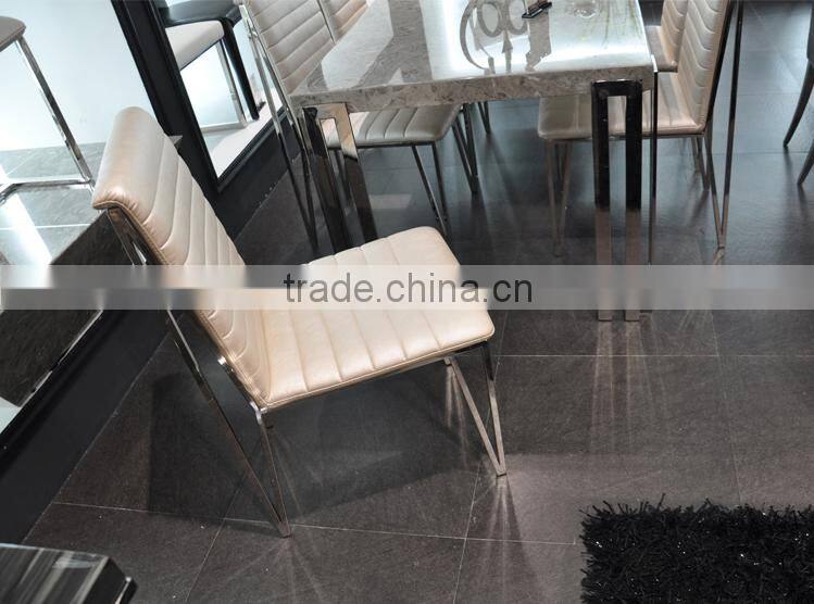 Modern Staimless Steel marble Dining table Series