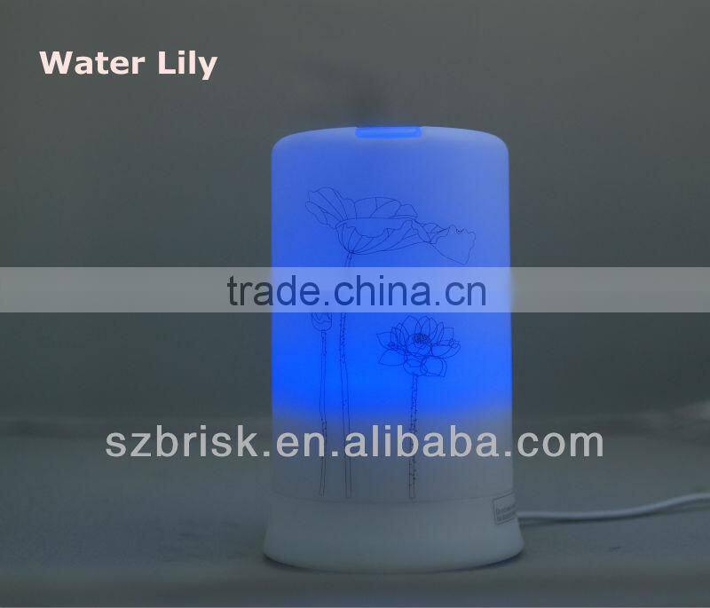 8 colors ultrasonic led aroma oil diffuser