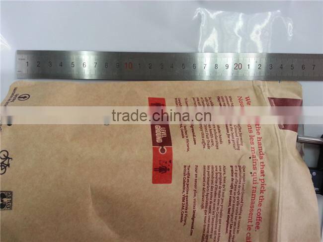 custom different material and colors stand up bag