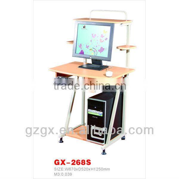 GX-700A 2013 hot-sale tall computer table with wheels
