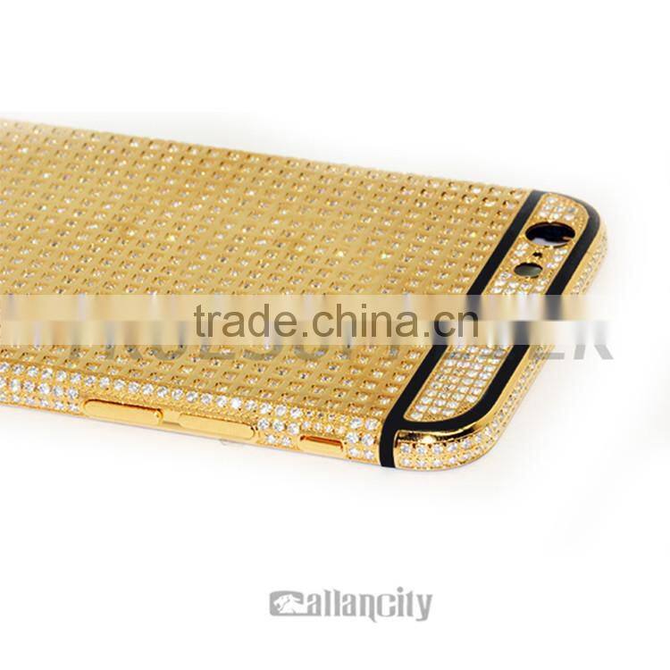 New design for Samsung gold middle plate for samsung galaxy s4 gold bezel front housing