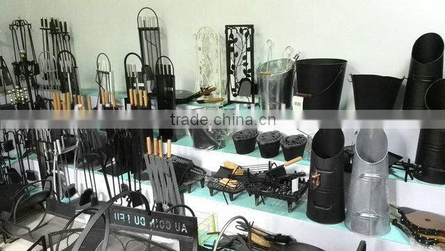 Steel Log holder, with black mesh