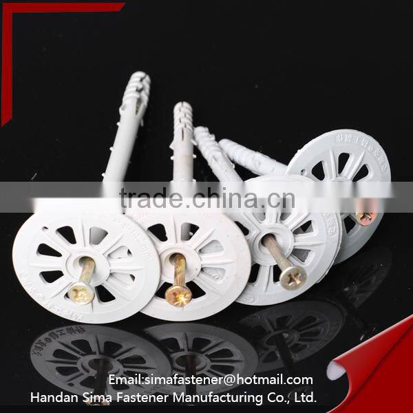 Wall building insulation plastic nail