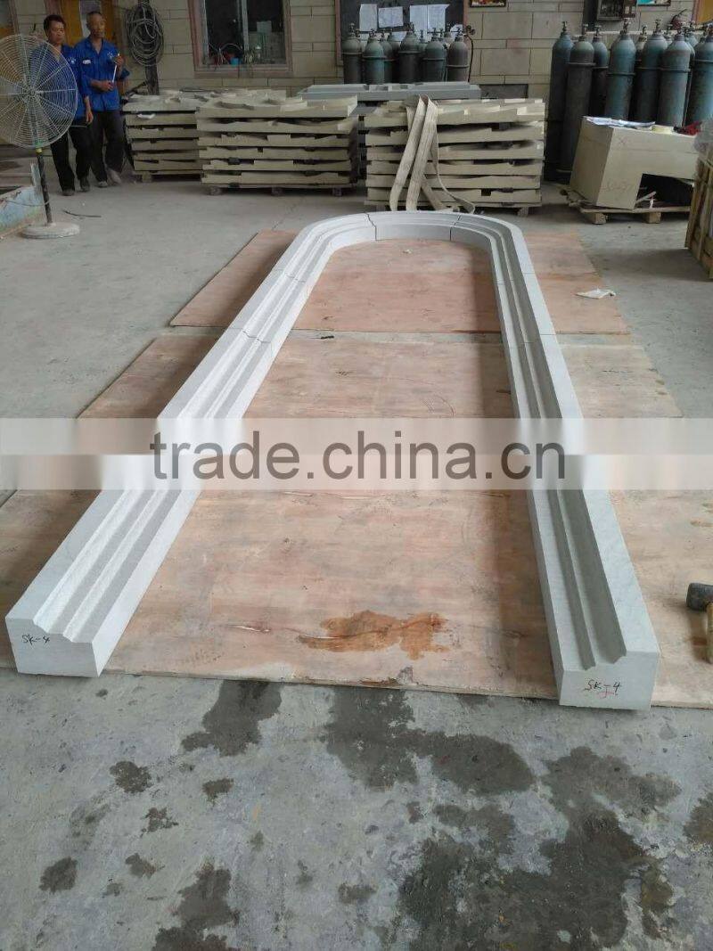 Church renovation external wall decoration sandstone window surround