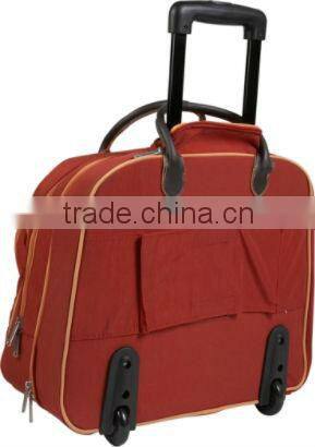 Rolling Tote Bagg 17" Crinkle Nylon