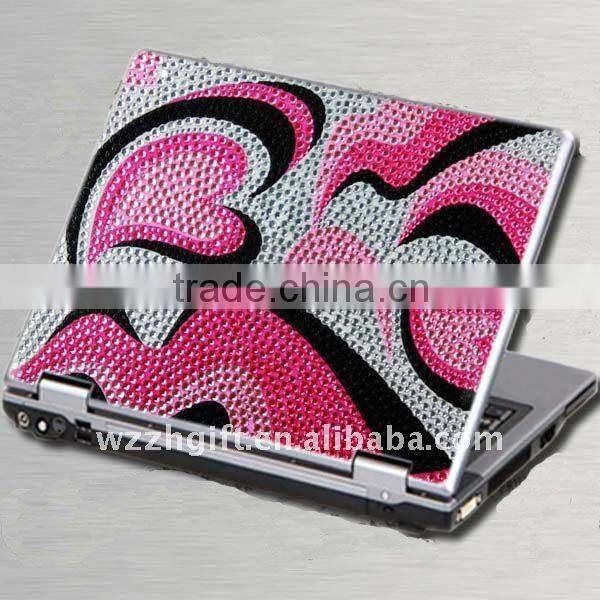 rhinestone laptop colourful skin