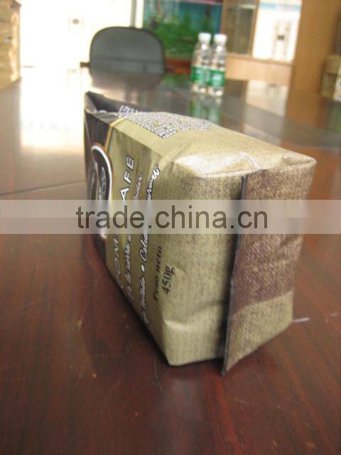 Custom printed matte suiface handling stand up aluminum foil tea bag with zipper
