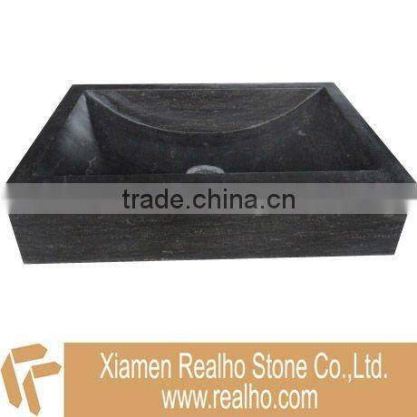 bathroom limestone sink