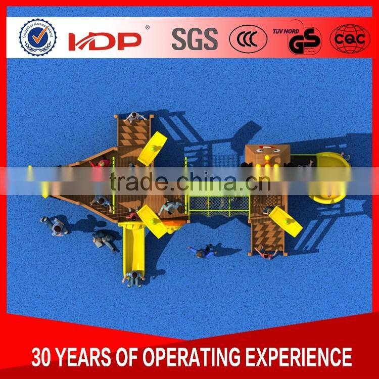 Factory price heavy duty wooden equipment, cheap playground equipment