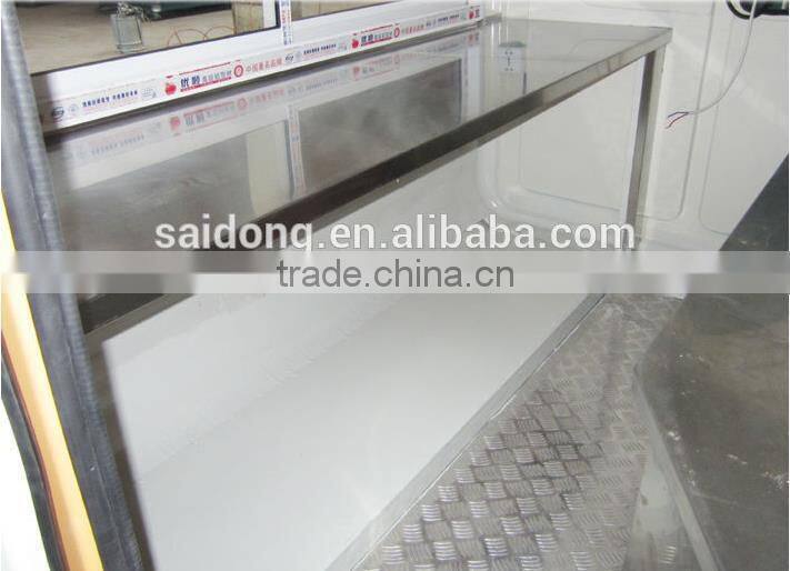 Customized Mobile hot dog cart- mobile food cart-hamburger cart trailer for sale