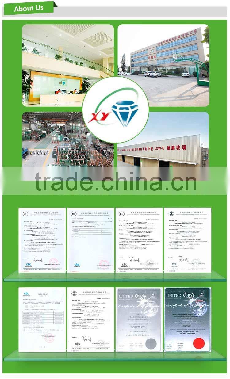 Customized laminate glass low iron, auto window glass