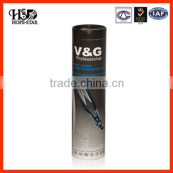 Costum made colorful tube packaging large fancy gift paper round box for Christmas gift bithday gift packaging