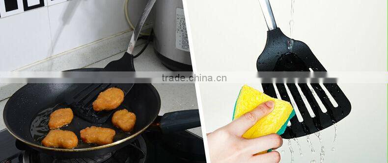 Colorful silicone kitchen utensil set