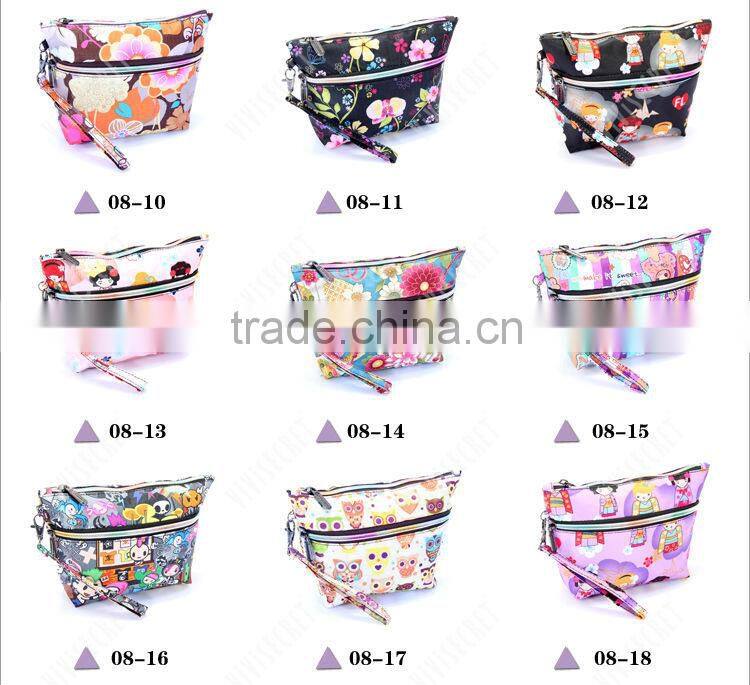 vivisecret two zipper big size brand cosmetic bag for women OEM