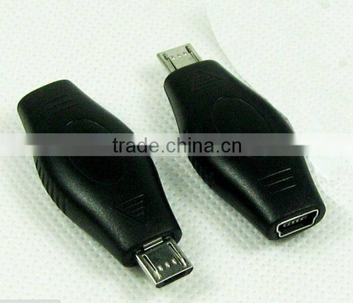 Micro USB 2.0 Male to Mini USB Female Adapter Converter Connector USB Adapter