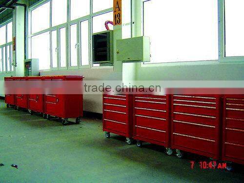 Heavy Duty Rolling Tool Chest Cabinet w/ Drawers Red