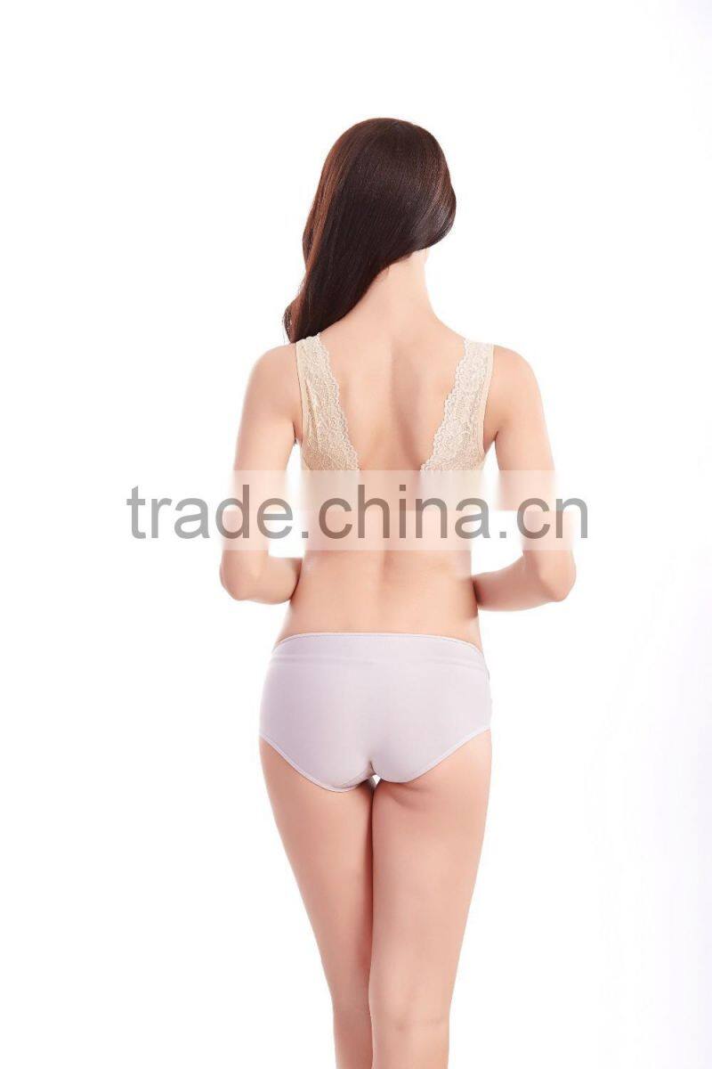 deep V one piece seamless lace sexy fancy ladies bra