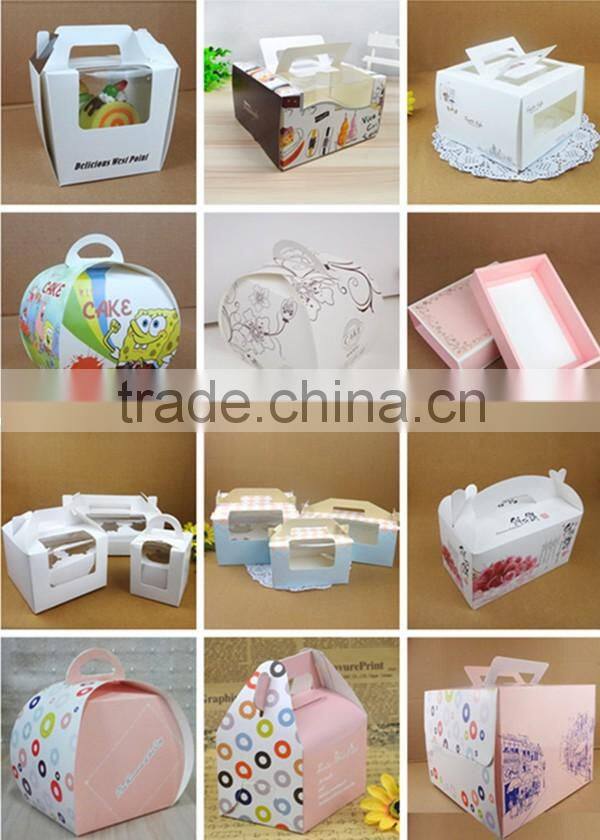 Folding A4 Size Paper Cupcake Box