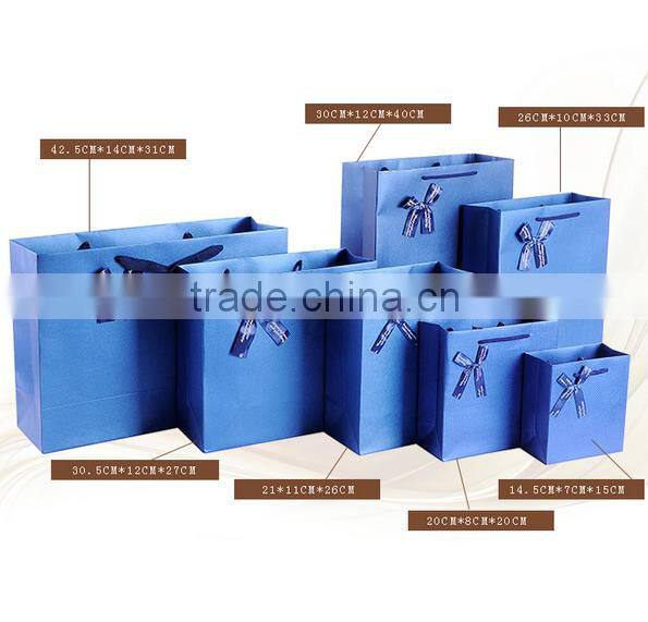 twisted Packaging bag/ white board shopping Bag /handle paper bag