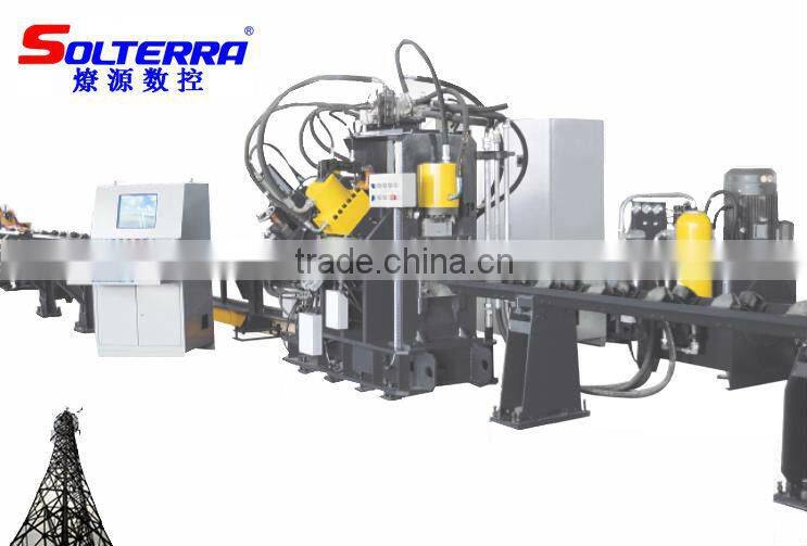 For Angle steel tower : cnc angle steel punching marking ,shearing machine