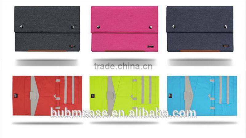 BUBM 2016 folding colorful design slim for macbook case , notebook handbag ,bag for macbook11"13"
