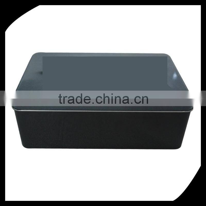 hot sale rectangular metal tin, metal tin can for biscuit cookie