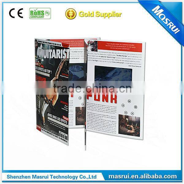 China Supplier Premium Qulity 4.3 " LCD Screen video Wedding Invitation Card