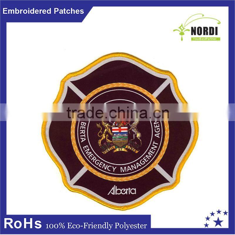 self-adhesive embroidery custom embroidered patches/cheap embroidered patches