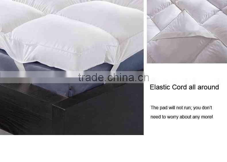 Waterproof Diamond Polycotton Anti-slip Quilted Thin Home Mattress Pad