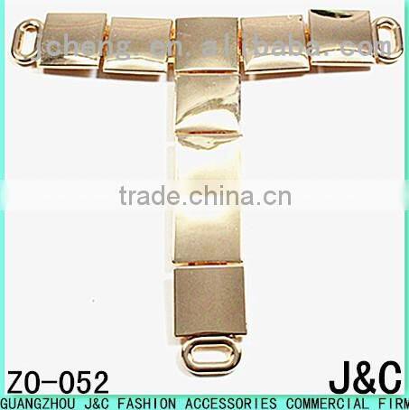 the most popular T shaped alloy lady shoes accessory