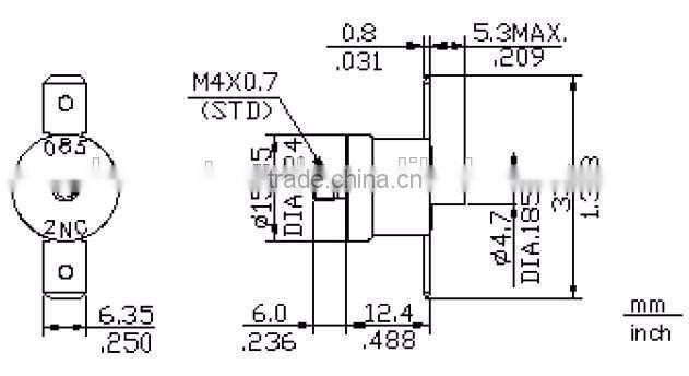 10A250V Manual Reset Thermostat