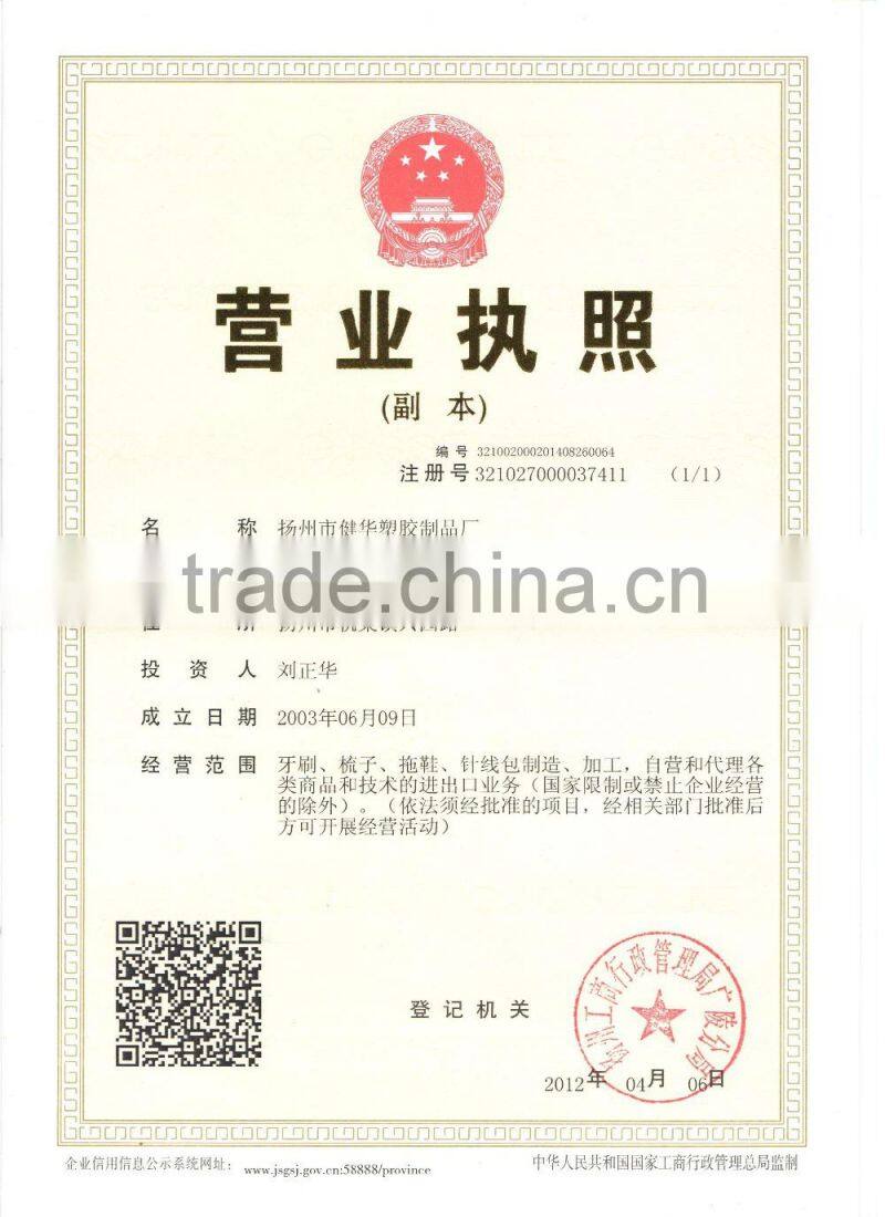 Popular Transparent double color kids toothbrush