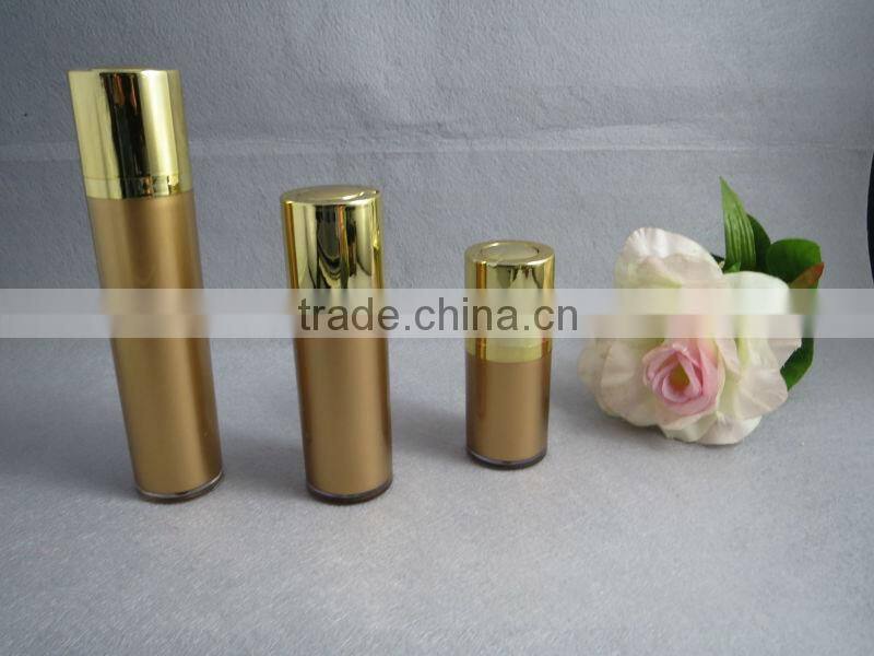 Elegant airless lotion bottle with revolving sprayer