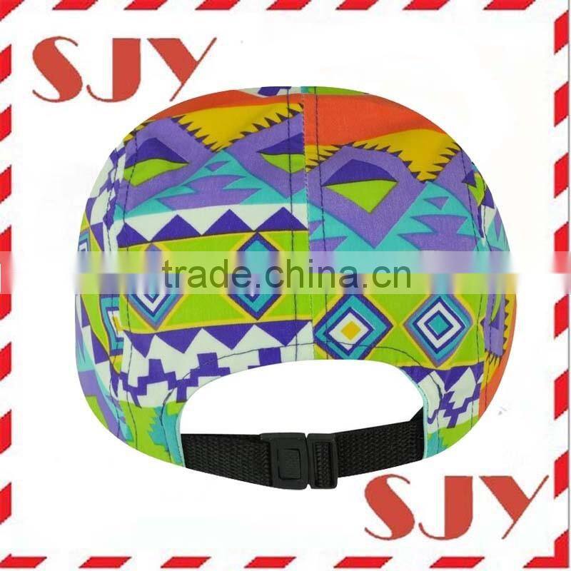 Galaxy All Over Floral Print 5 Panel Hat