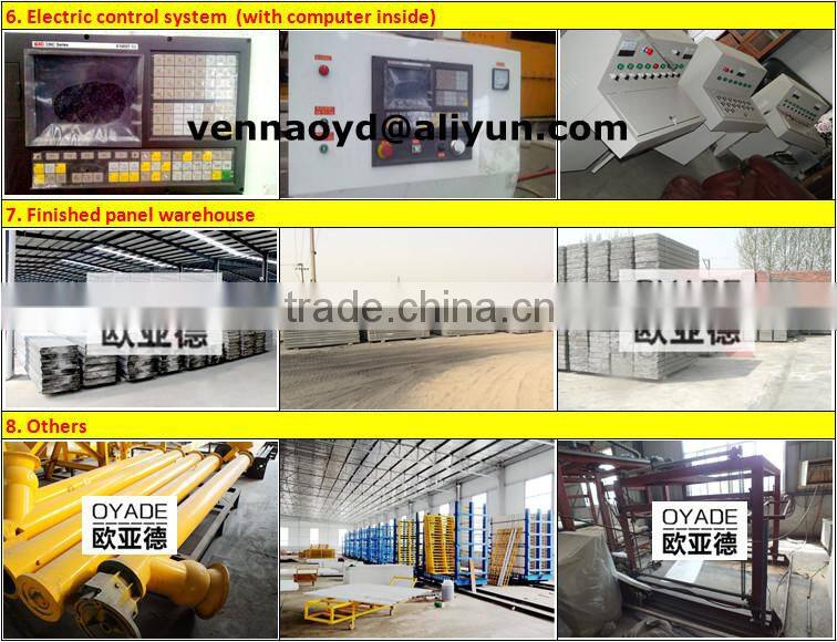 Shandong factory supplier automatic precast EPS concrete sandwich wall panel making machine production line for building industy