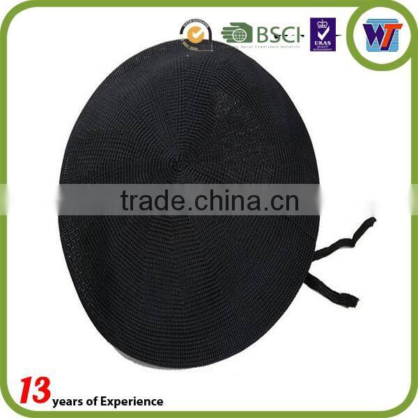 Summer fashion style beret caps black mesh eyelet ladies beret hat
