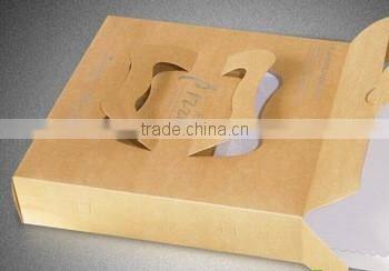 Custom printed natural brown kraft paper packaging