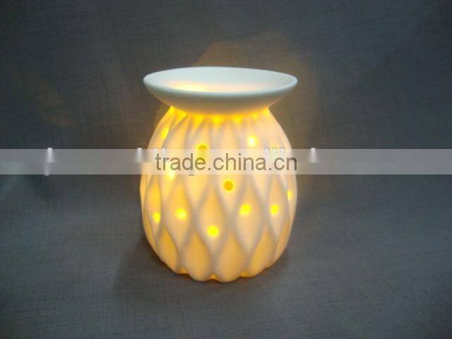 Ceramic customized porcelain candle oil burner for home decor