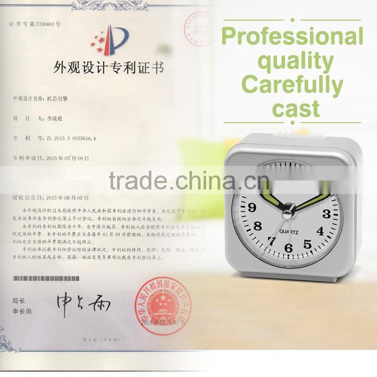 BB06702 travel alarm clock with light/selling well all over the world