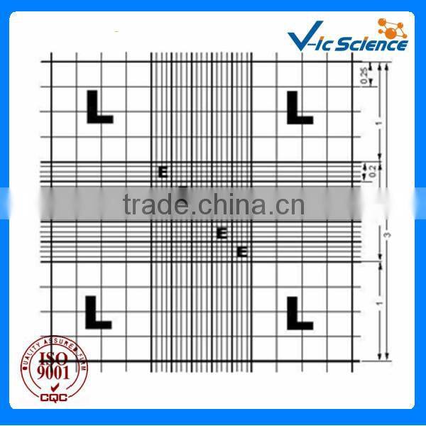 Polytype Blood Counting Chamber with Bright Line