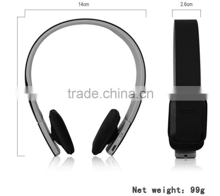 New AEC BQ-618 Wireless Sport Bluetooth AUX Play Function Stereo Earphone Heaset Headphone Noise cancelling headphones For iPho