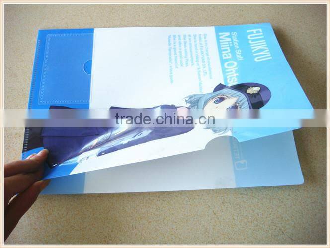 2014 Hight Quality PP Plastic Clip Folder