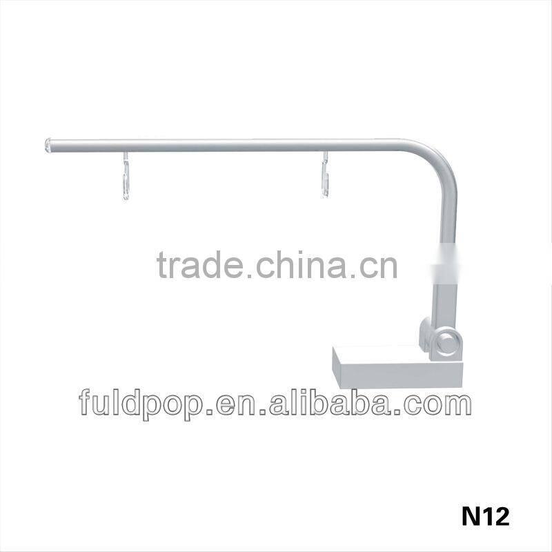 Banner magnetic clip holder for shelf