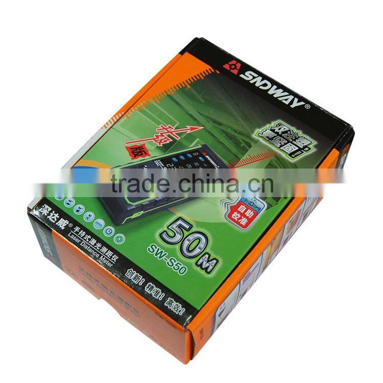 Precision 0.05-100m Measurement range Portable laser rangefinder SW-S100 Digital laser distance meter